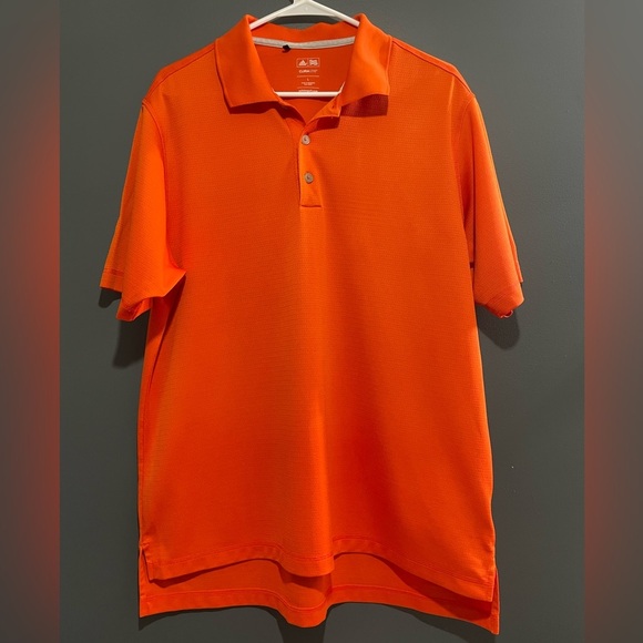 Adidas Basic Sport Polo size L color orange - Picture 1 of 6
